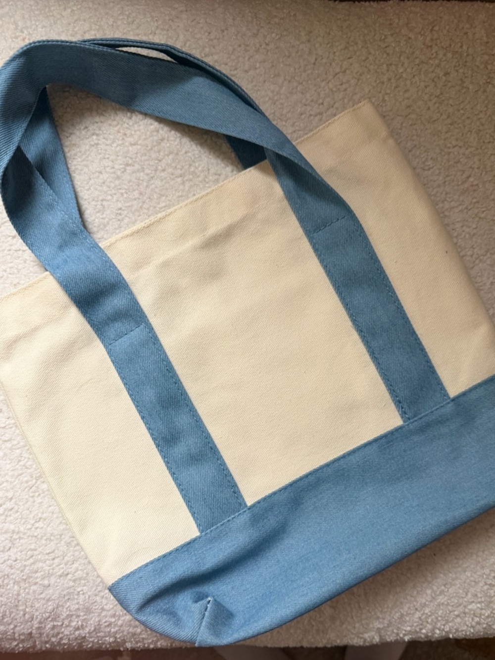 NWOT Fabletics Mini Canvas Tote Bag - Picture 3 of 3